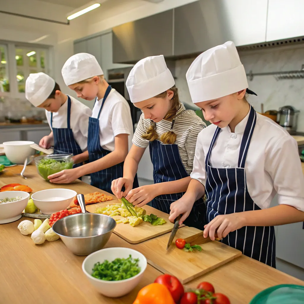 Teens enhancing culinary skills